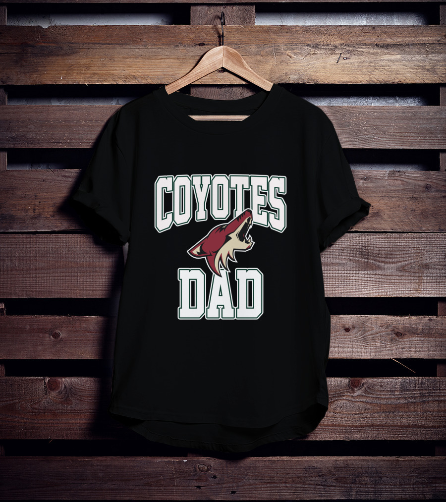 Arizona Coyotes Dad Hockey Team Fan T-Shirt