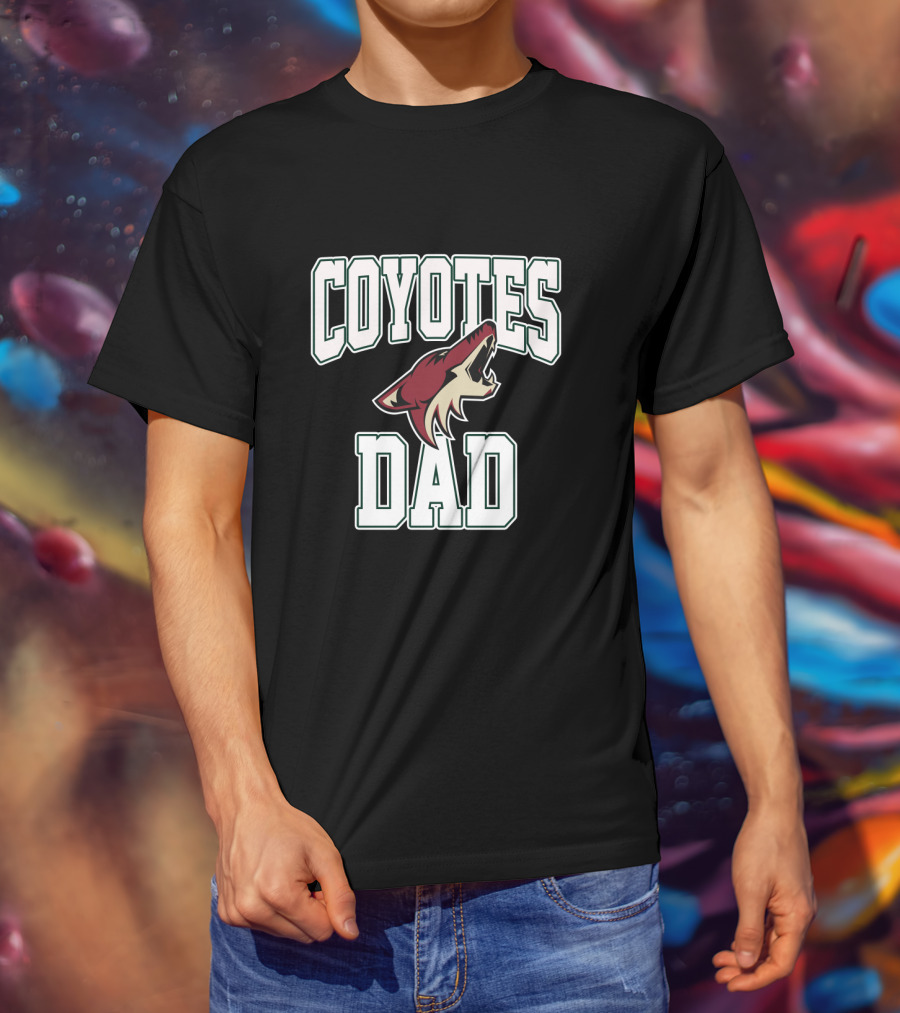 Arizona Coyotes Dad Hockey Team Fan T-Shirt