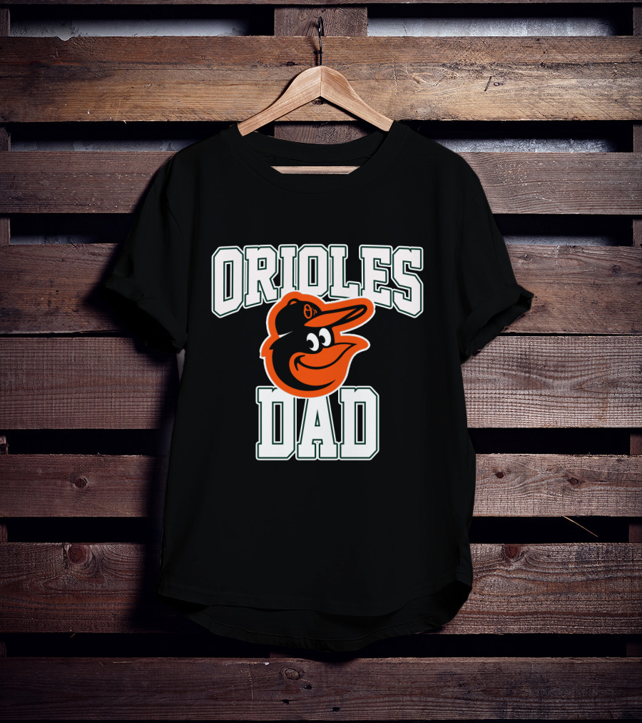 Orioles Dad Baltimore Orioles Logo Fathers T-Shirt