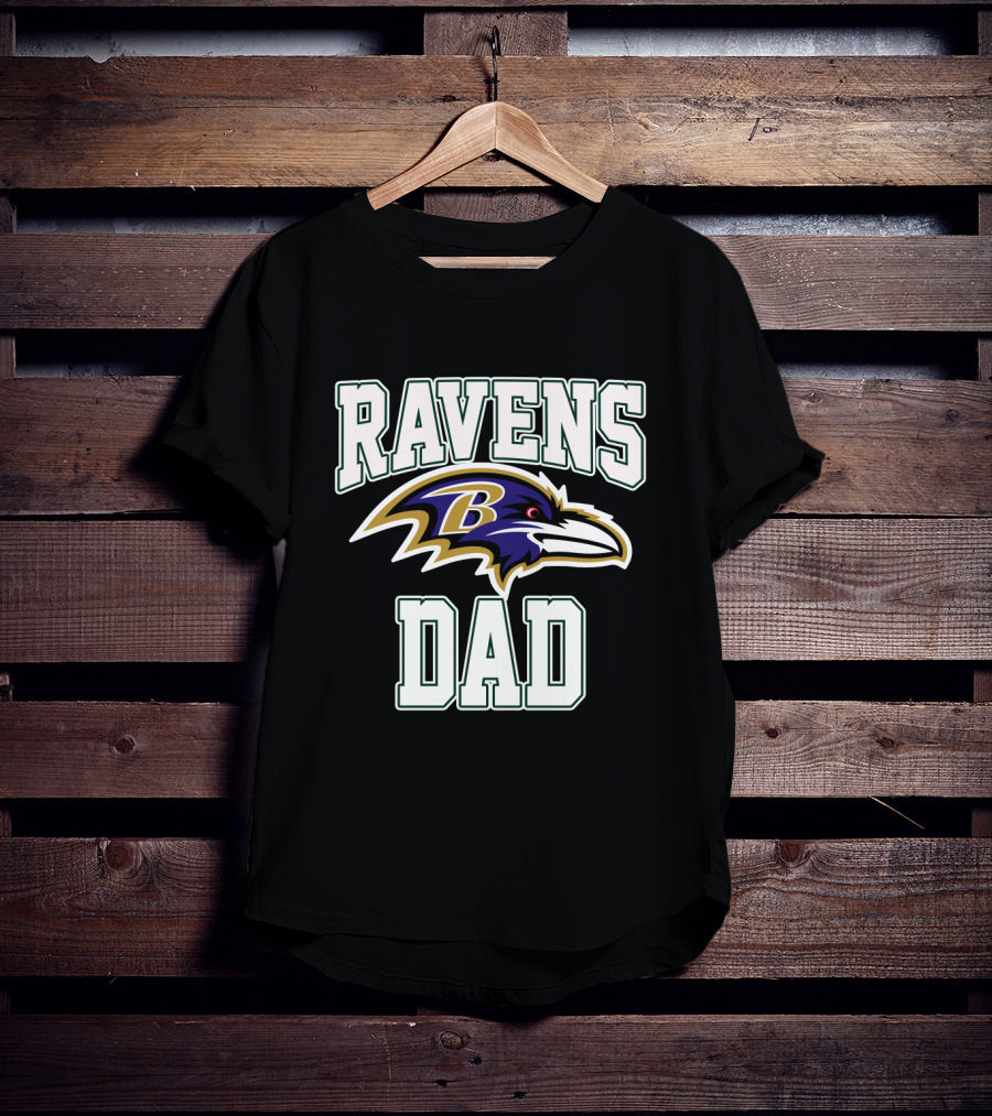 Baltimore Ravens Dad Father's Day Gift T-Shirt