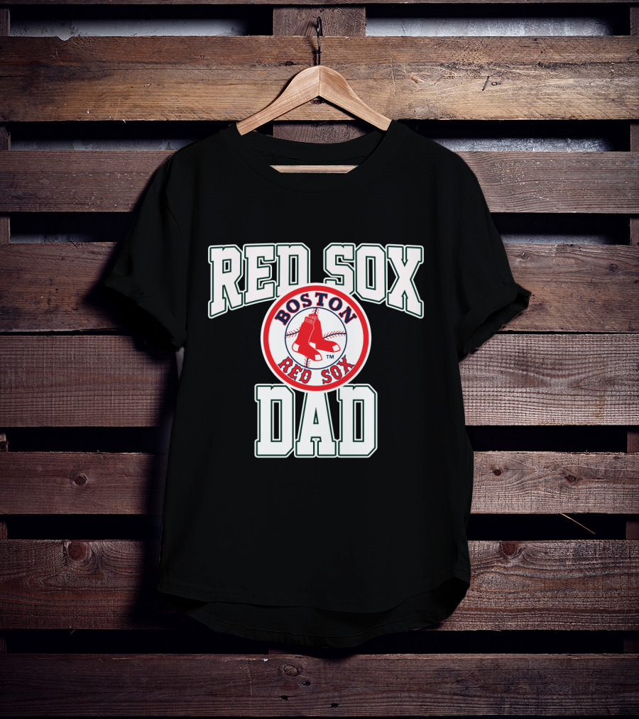 Boston Red Sox Dad Baseball Fan T-Shirt