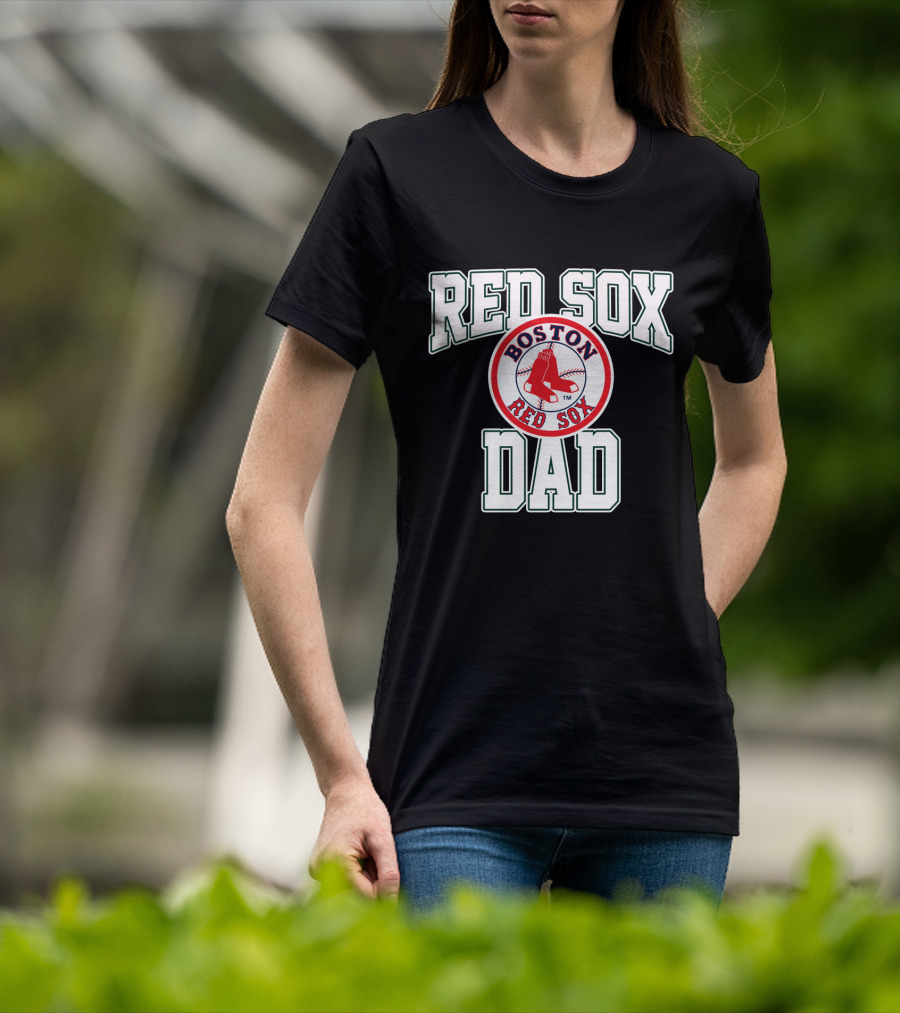 Boston Red Sox Dad Baseball Fan T-Shirt
