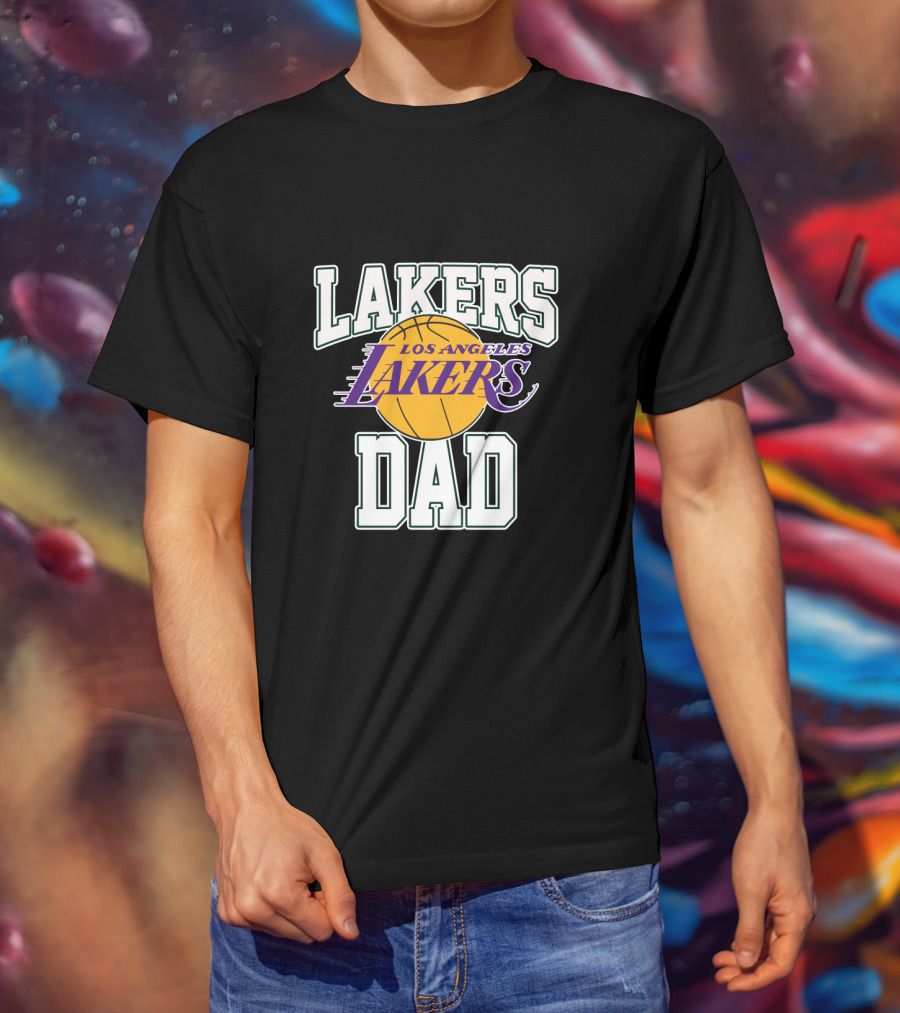 Los Angeles Lakers Best Dad Father's Day T-Shirt