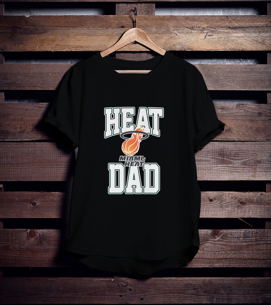 Miami Heat Dad Best Father's Day Gift T-Shirt