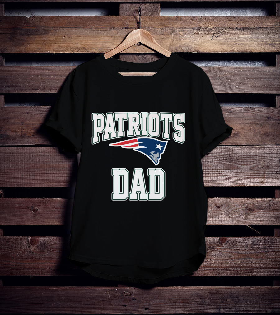 New England Patriots Dad Football Pride Father's Day T-Shirt