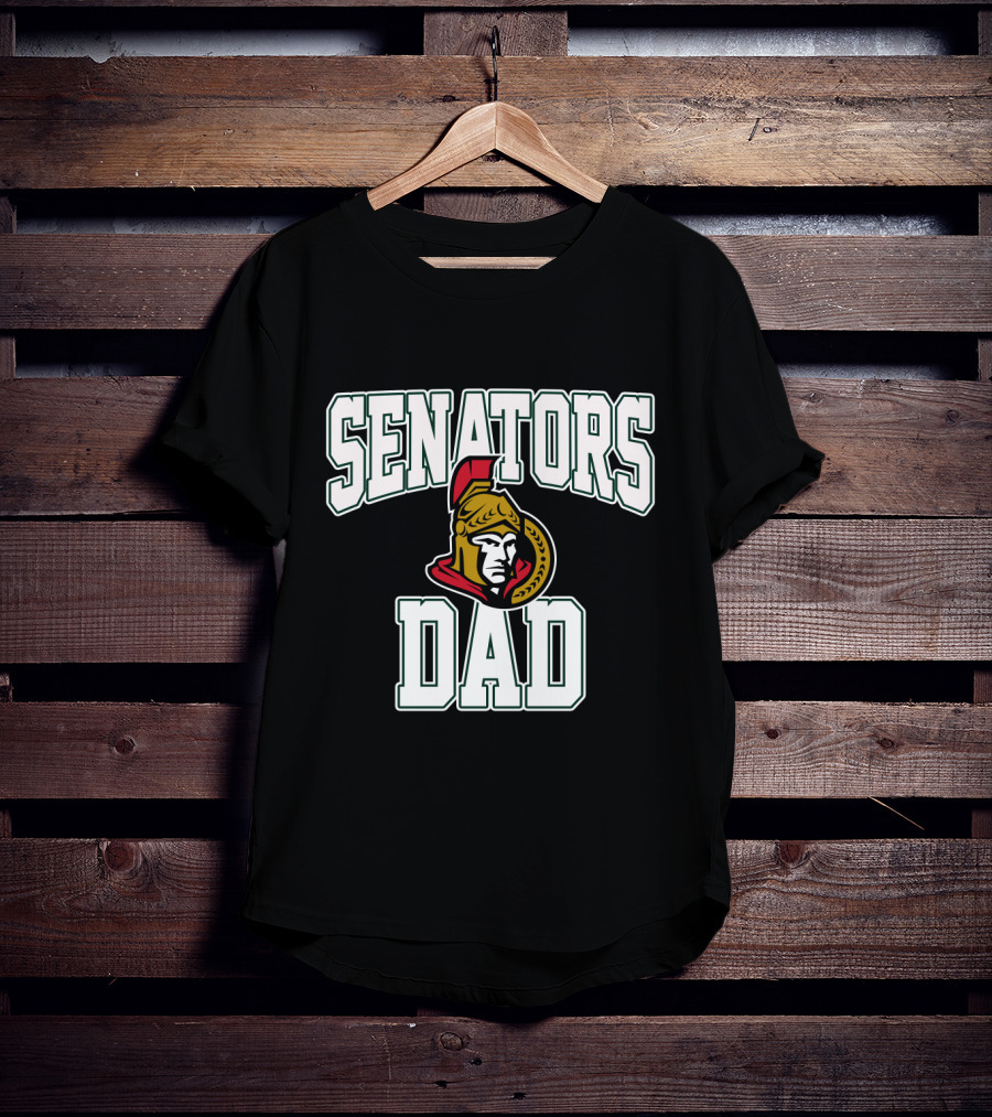 Ottawa Senators Dad Hockey Fan Gift With Team T-Shirt