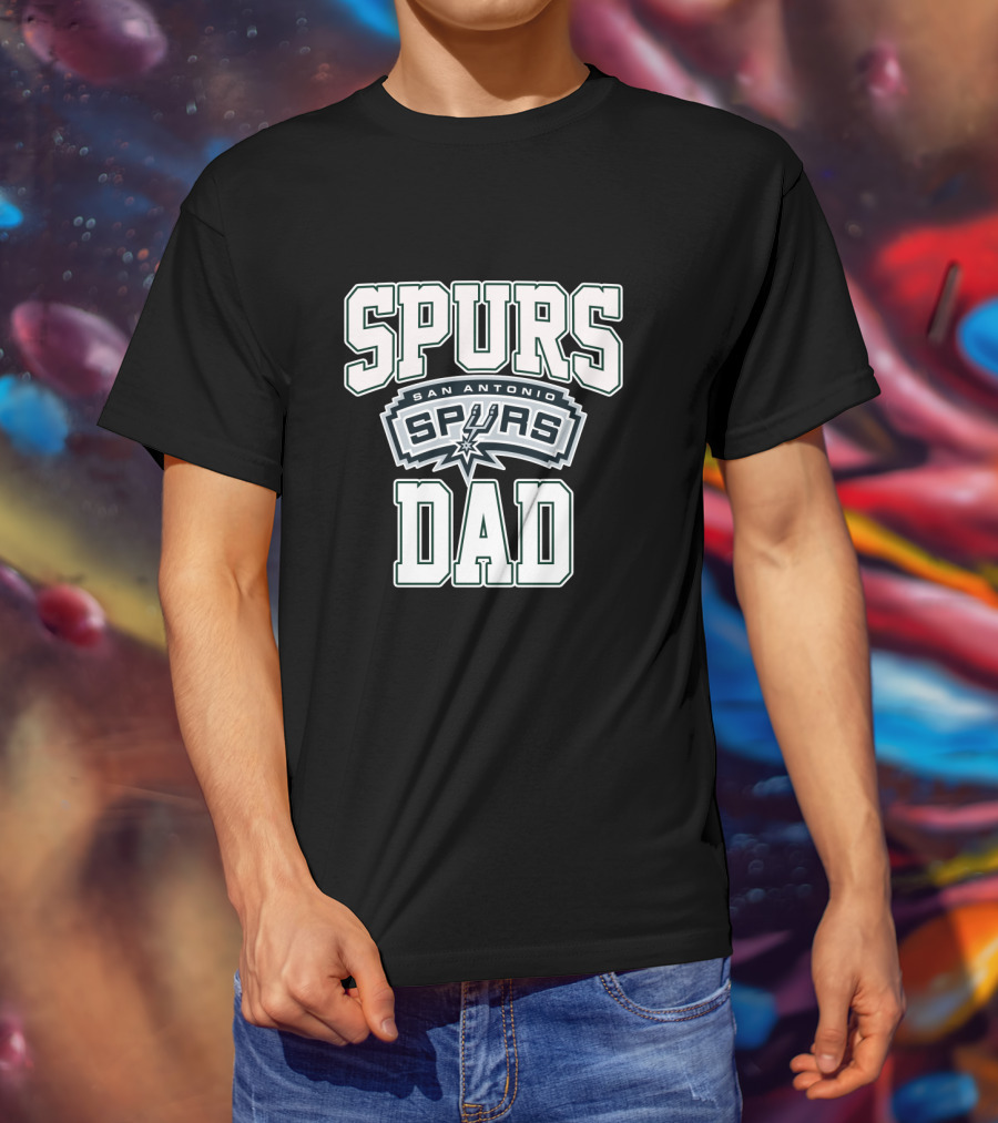 San Antonio Spurs Dad Father's Day Gift Idea T-Shirt