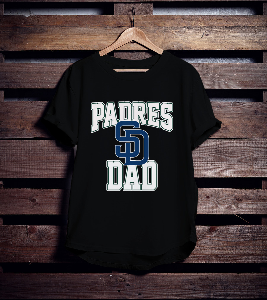 Padres Dad San Diego Baseball Fan Gear T-Shirt