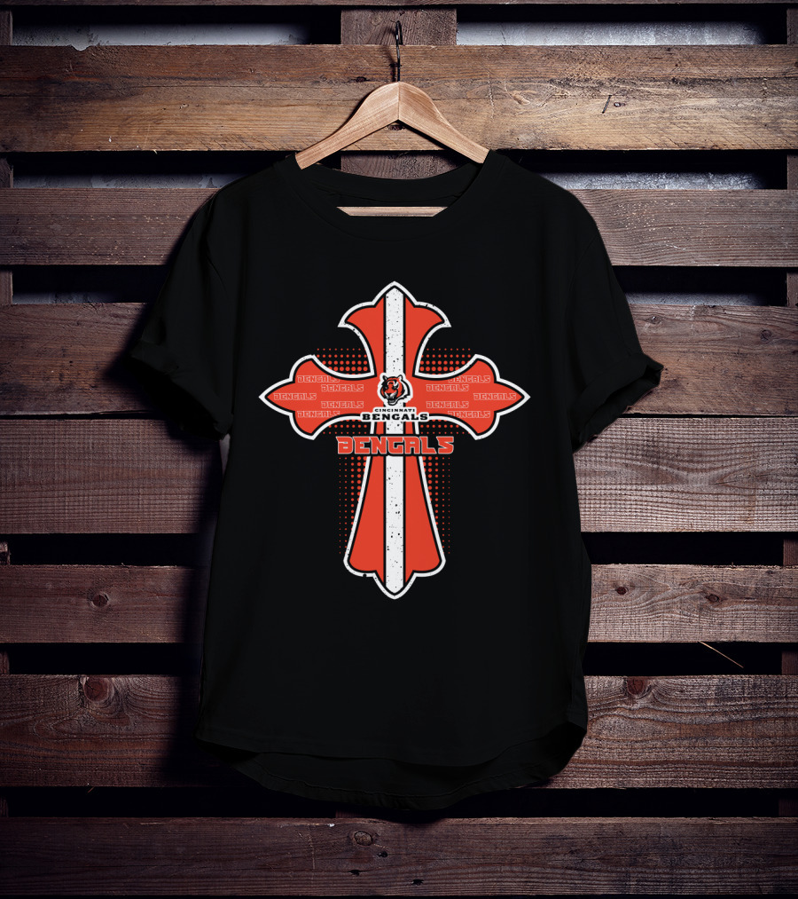 Cincinnati Bengals Cross Jesus Fans Bengals T-Shirt