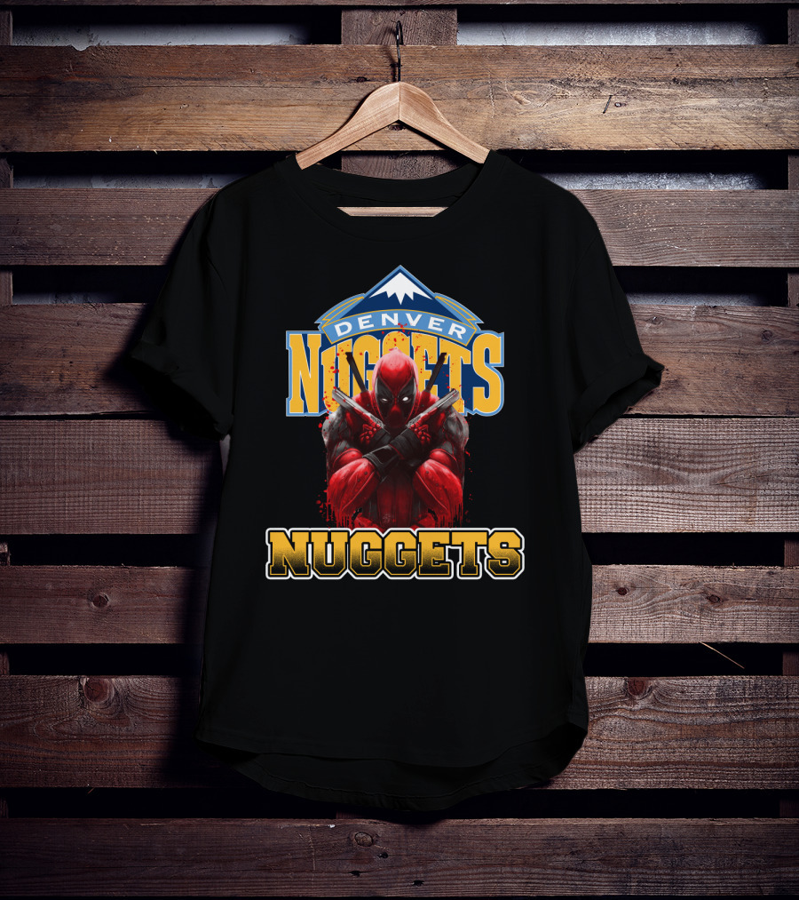 Denver Nuggets Deadpool Crossover Fan Merchandise T-Shirt