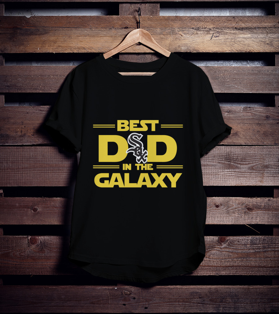 Best Dad In The Galaxy Chicago White Sox T-Shirt