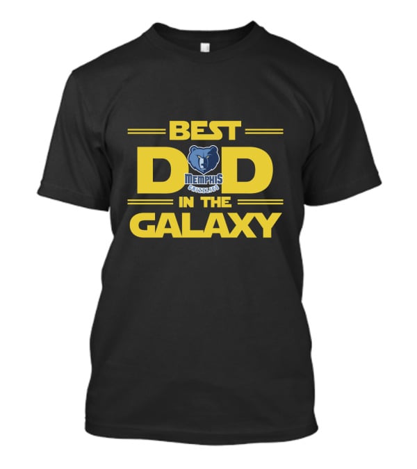 Best Memphis Grizzlies Dad In The Galaxy With Team T-Shirt