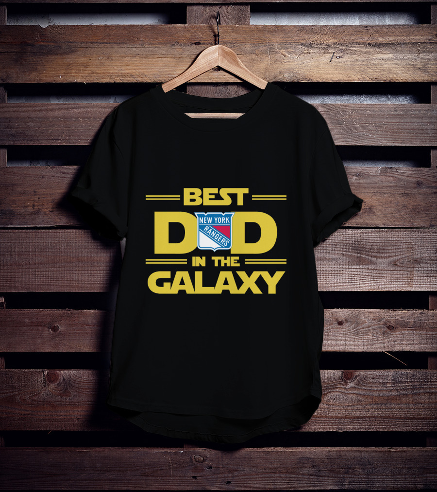 Best New York Rangers Dad In The Galaxy Star Wars T-Shirt