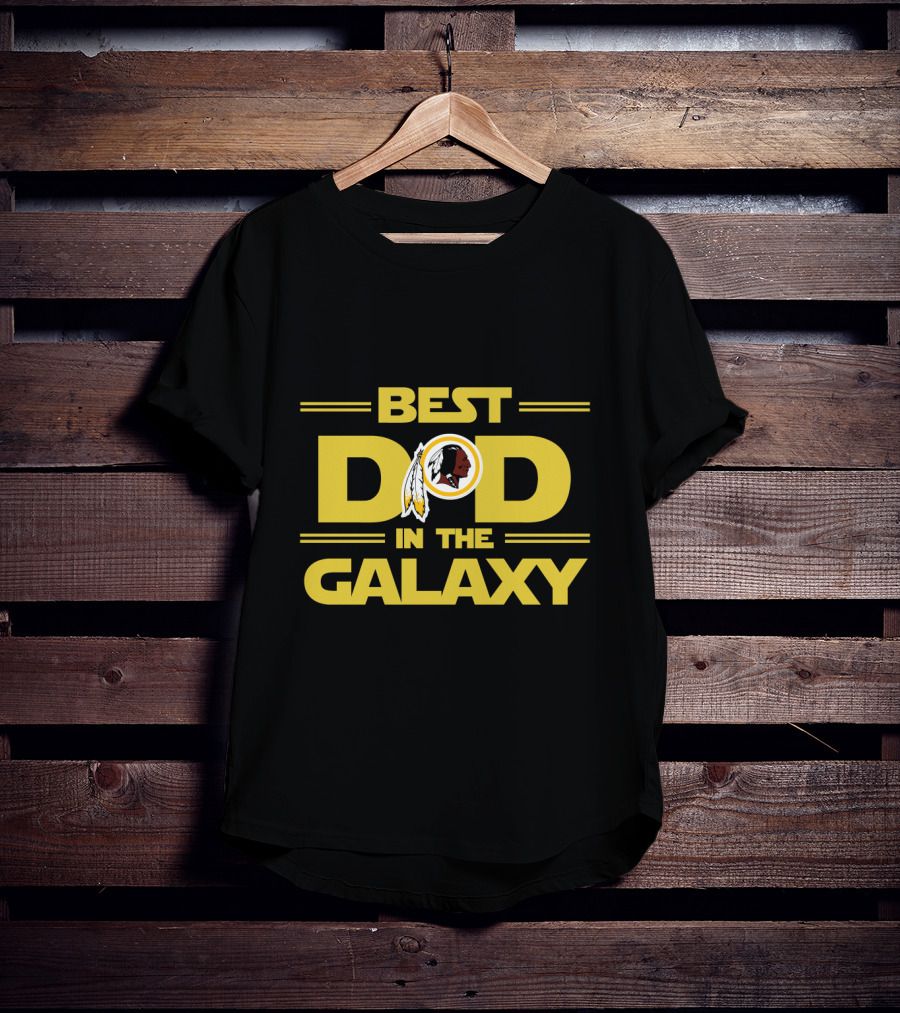 Best Dad In The Galaxy Washington Redskins T-Shirt