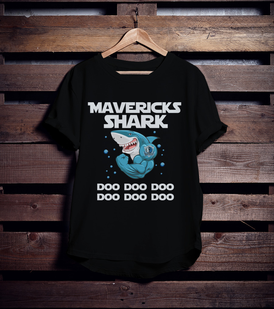 Mavericks Shark Doo Doo Doo Nba Dallas Mavericks T-Shirt