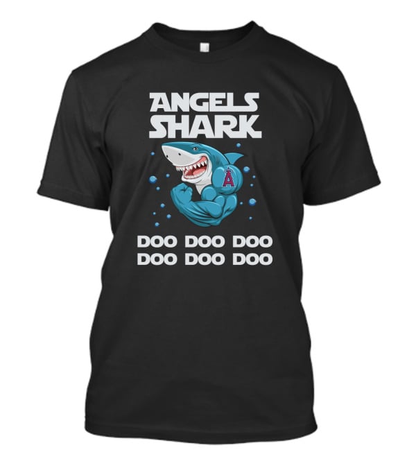 Angels Shark Doo Doo Doo Los Angeles Mlb T-Shirt