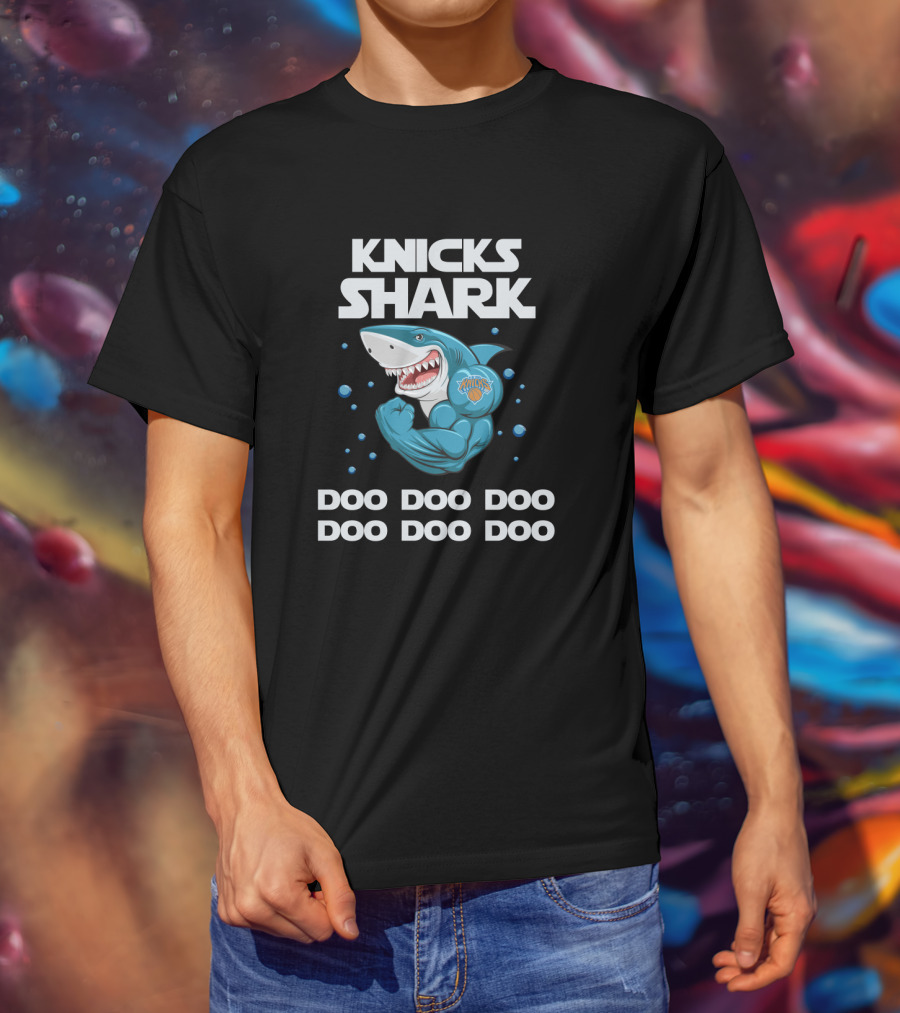 Knicks Shark Doo Doo Doo Nba T-Shirt