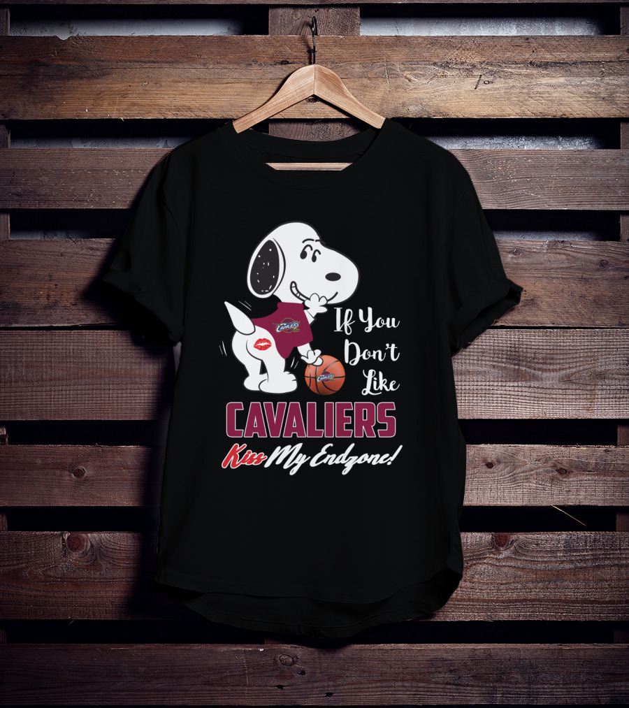 If You Don't Like Cleveland Cavaliers Kiss My Endzone T-Shirt