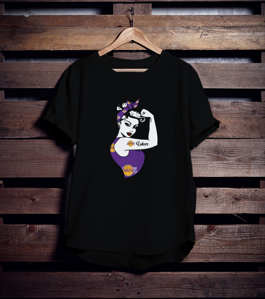 Los Angeles Lakers Unbreakable Strong Girl T-Shirt