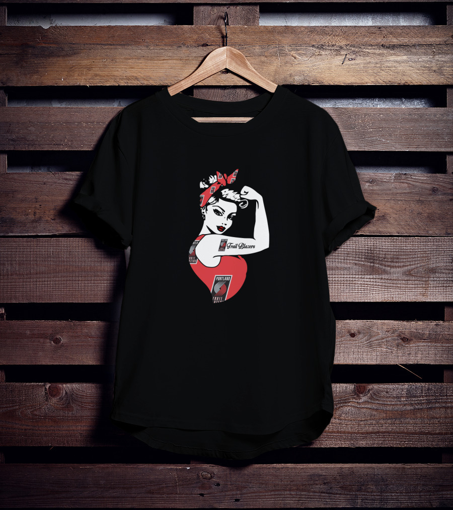 Portland Trail Blazers Unbreakable Strong Girl T-Shirt