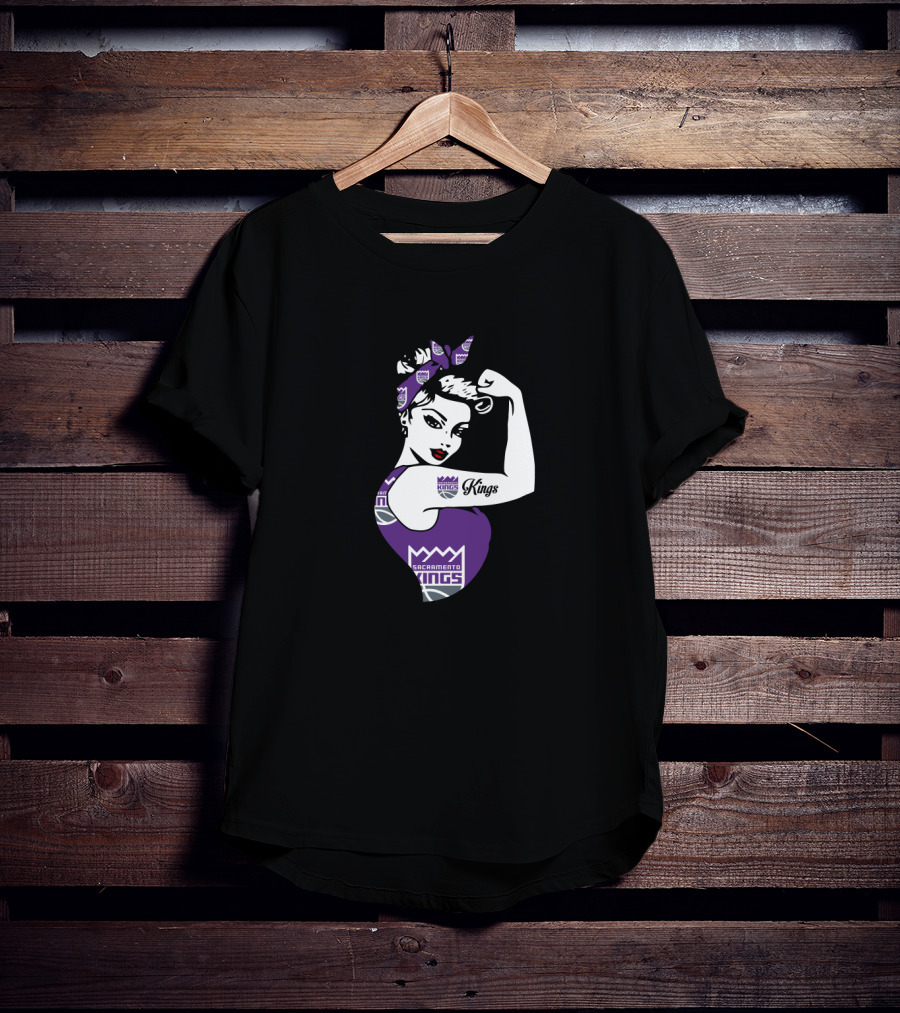Unbreakable Sacramento Kings Strong Girl T-Shirt