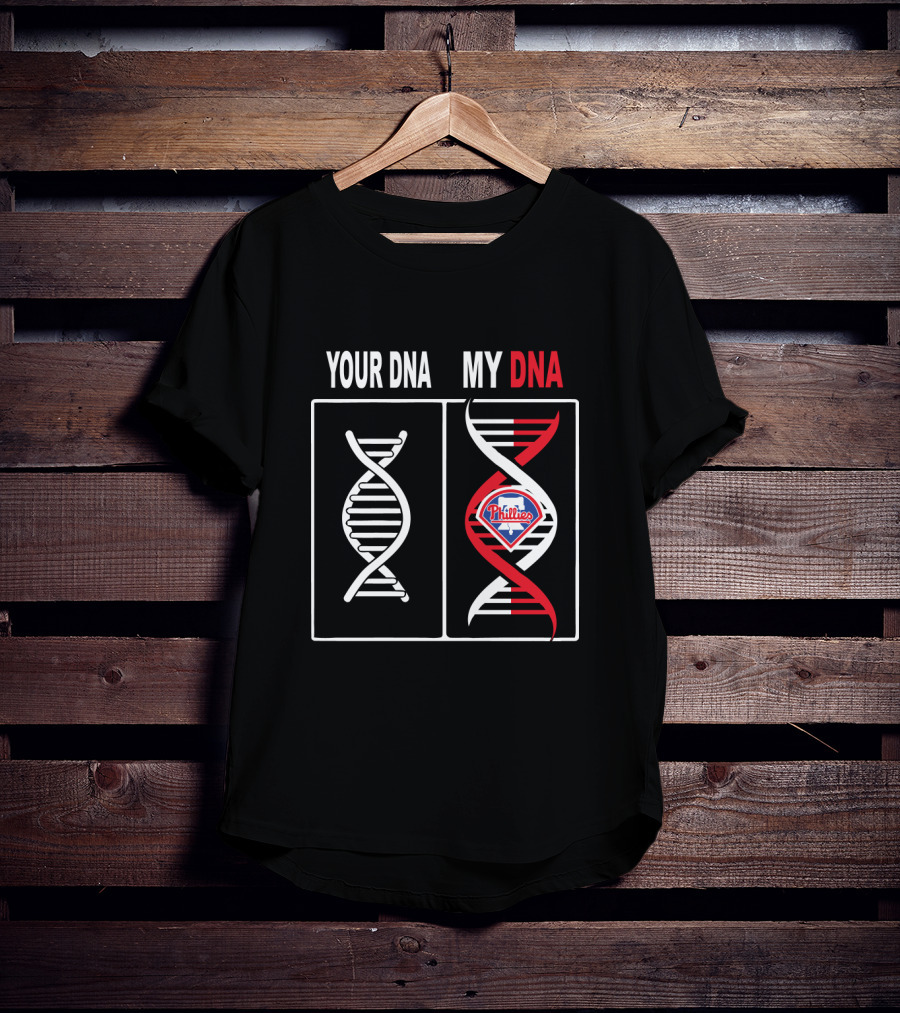 Philadelphia Phillies DNA Fan Identity With Team T-Shirt