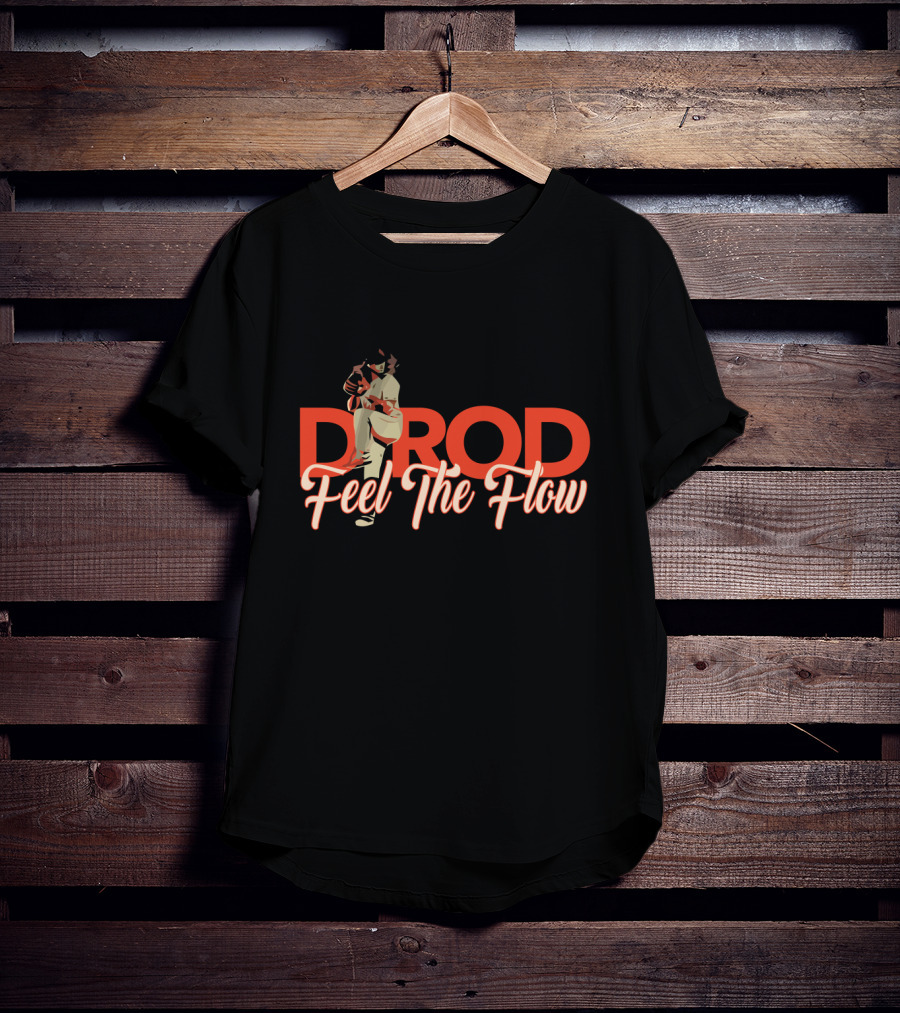 DROD Feel The Flow Baseball Pitching Pose T-Shirt