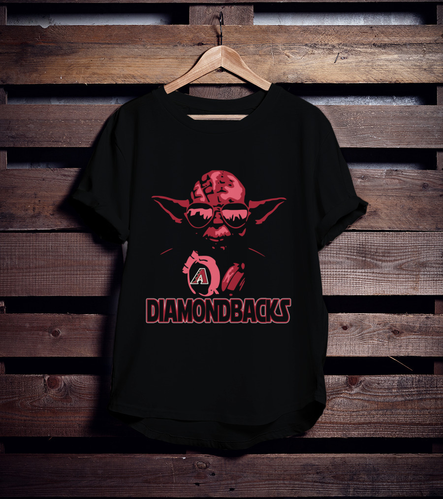 Yoda Star Wars Arizona Diamondbacks Fans Diamondbacks T-Shirt