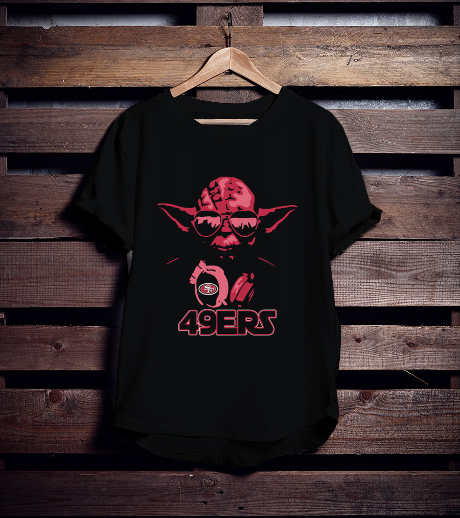 Yoda Star Wars San Francisco 49ers 49ers Fans T-Shirt