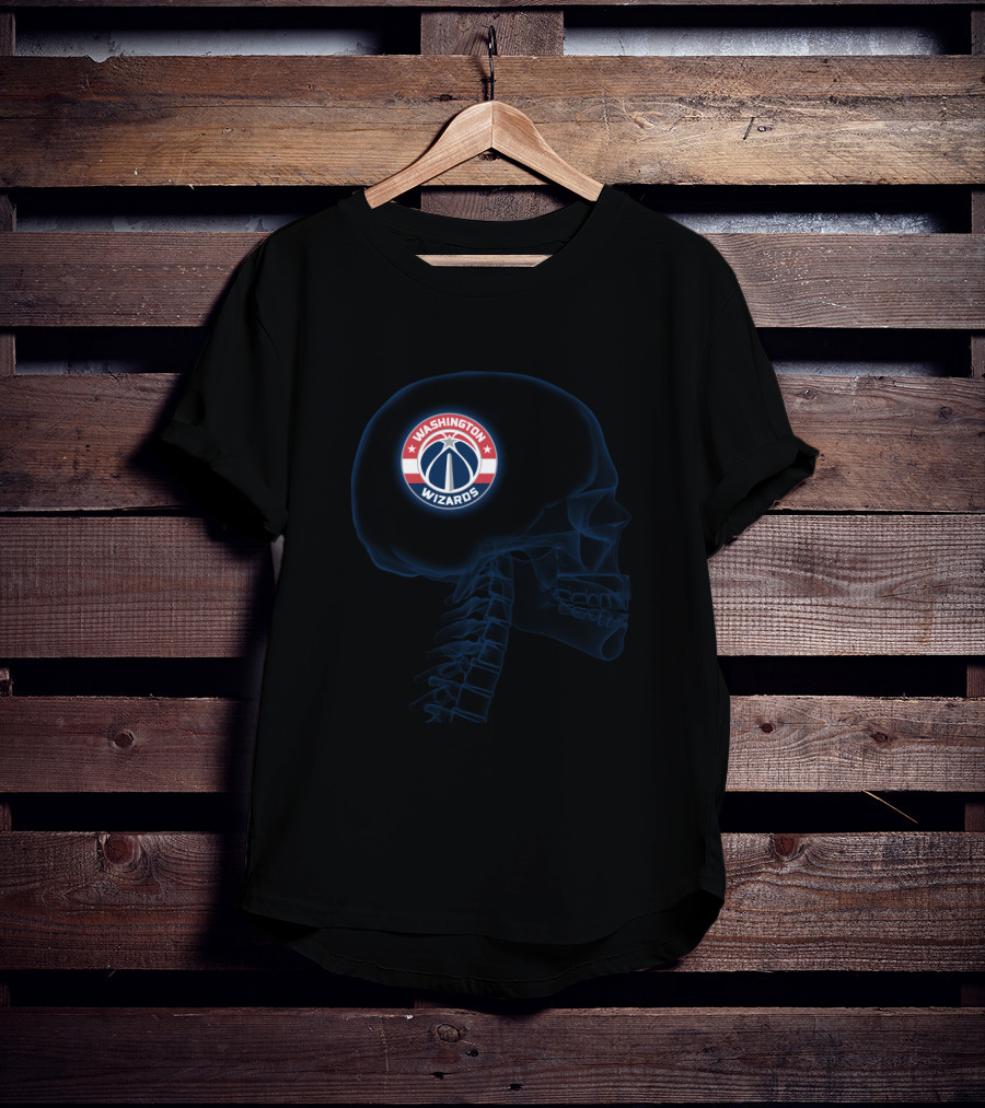 Washington Wizards Brain X-Ray Halloween T-Shirt