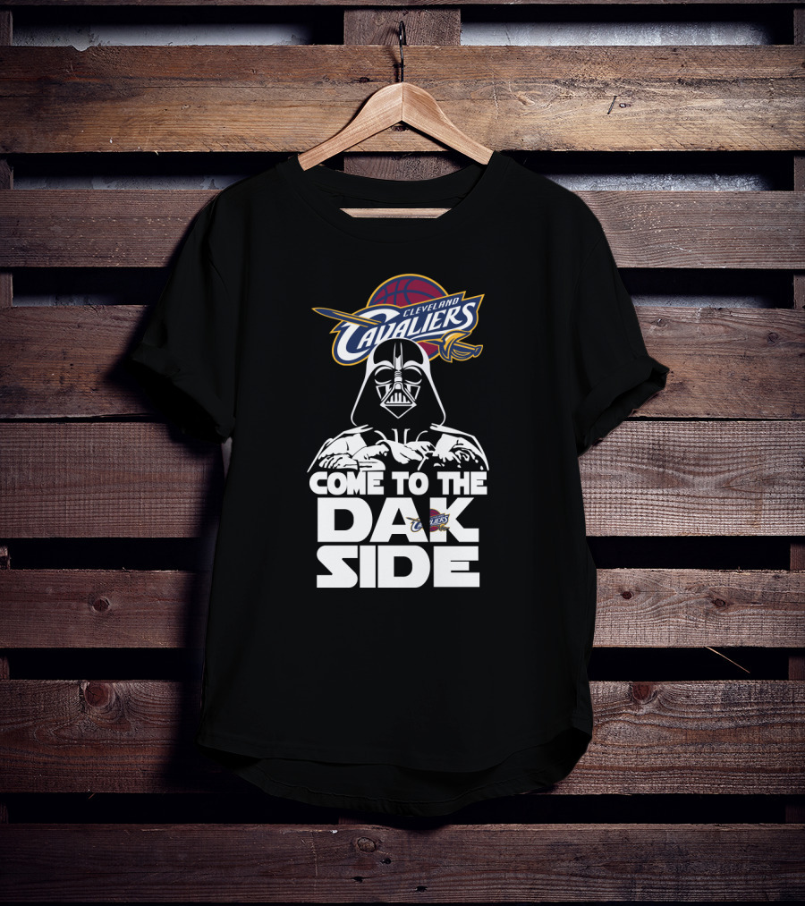 Cleveland Cavaliers Basketball Darth Vader Come To The Dark Side T-Shirt