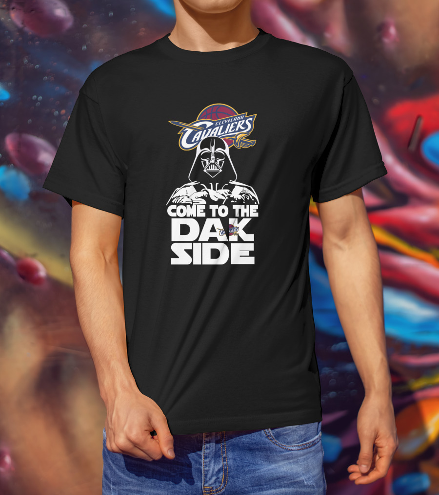 Cleveland Cavaliers Basketball Darth Vader Come To The Dark Side T-Shirt