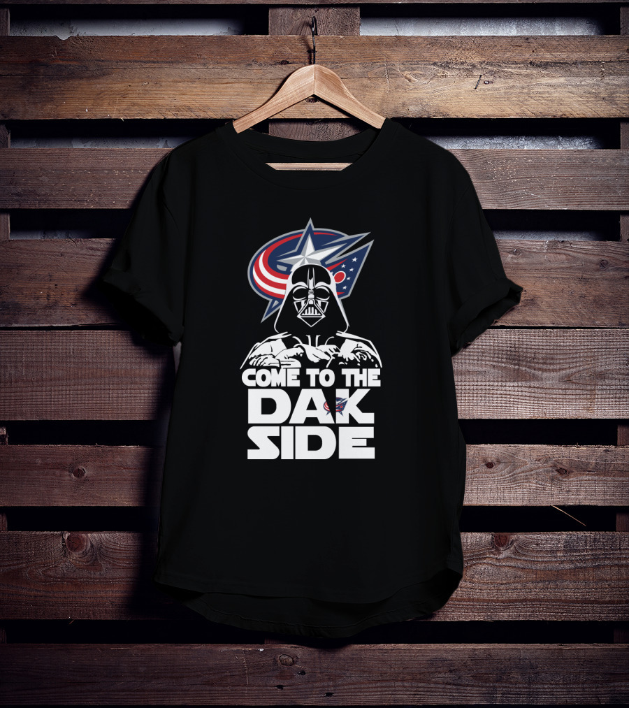 Come To The Dark Side Darth Vader Columbus Blue Jackets Fans T-Shirt