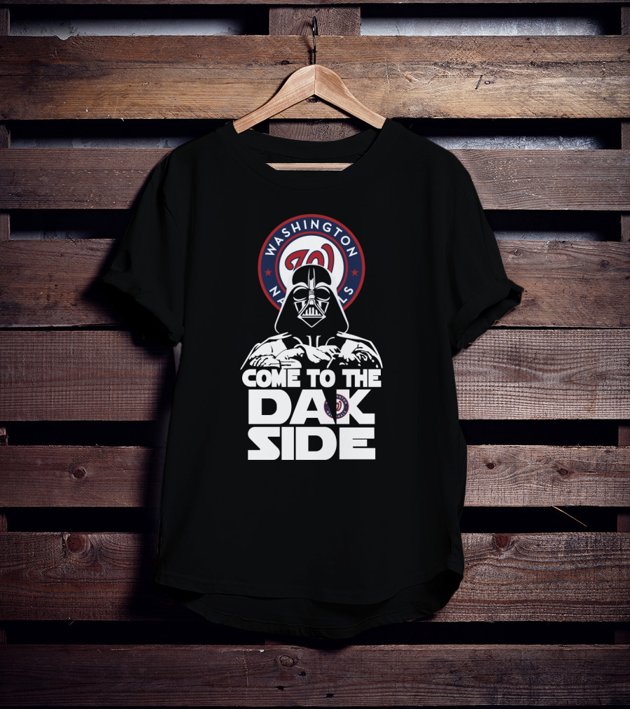 Washington Nationals Fans Come To The Dark Side Darth Vader T-Shirt