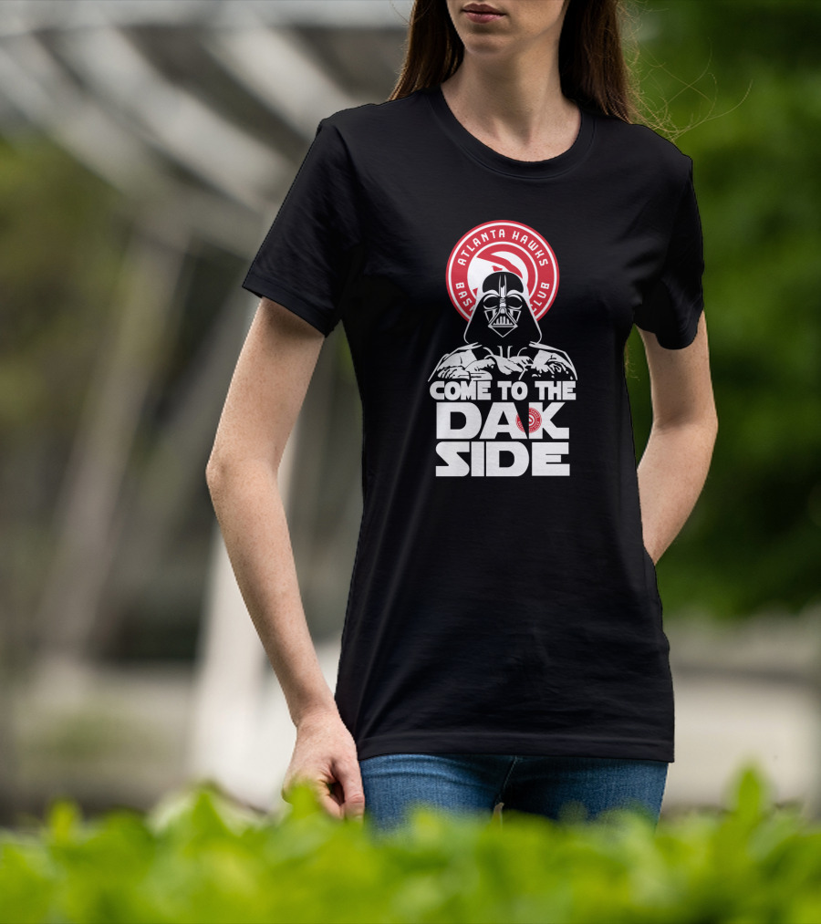 Darth Vader Come To The Dark Side Atlanta Hawks Fans T-Shirt