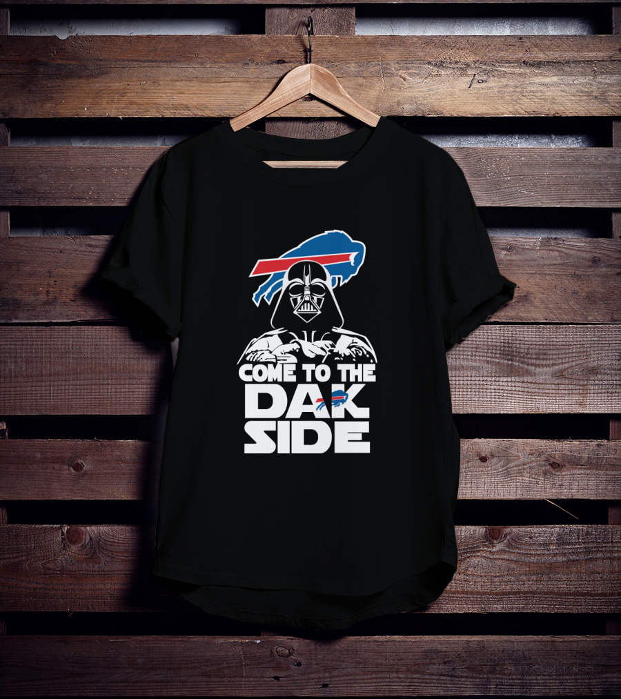 Come To The Dak Side Darth Vader Buffalo Bills Fans T-Shirt