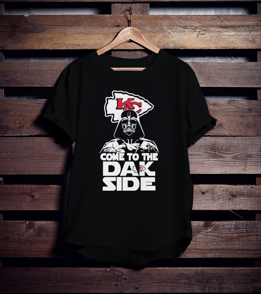 Come To The Kc Side Darth Vader Kansas City Chiefs T-Shirt