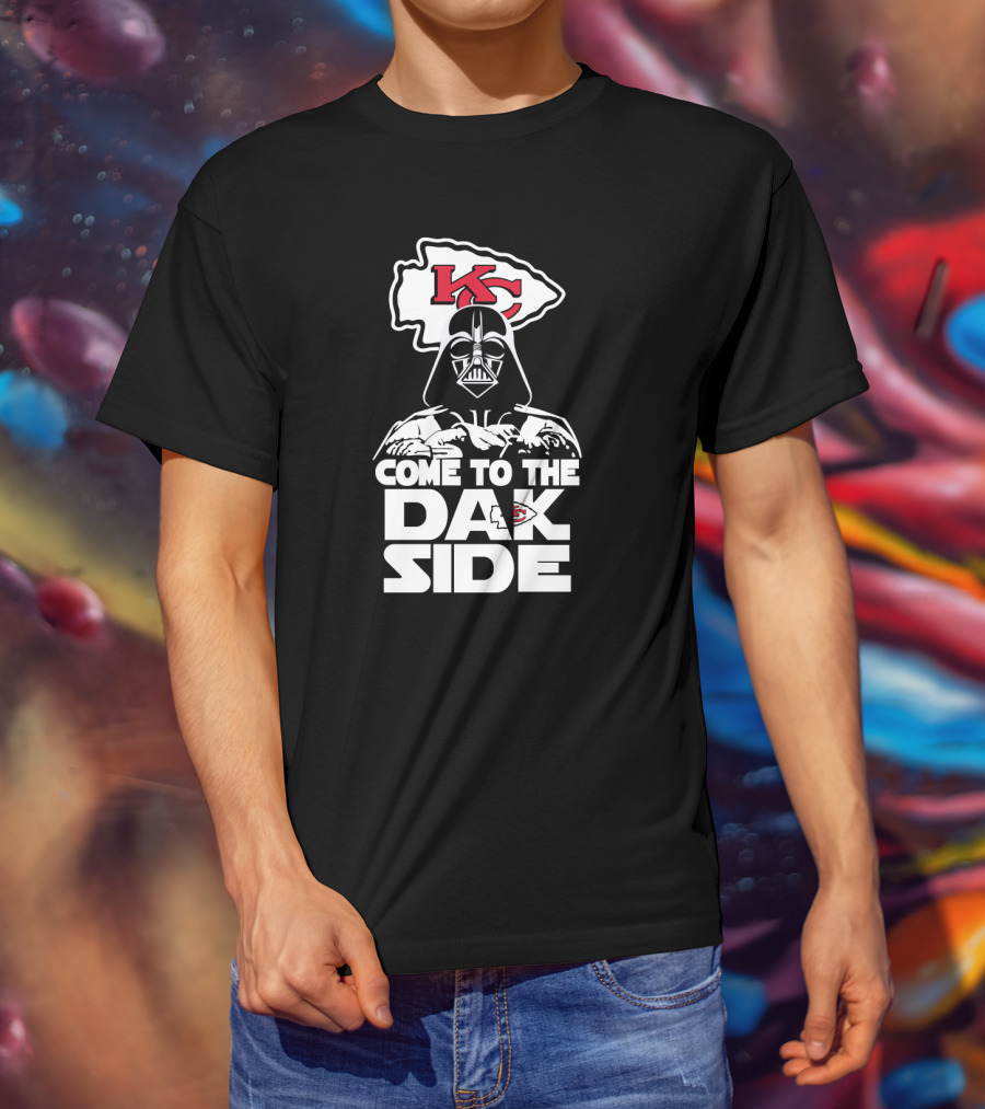 Come To The Kc Side Darth Vader Kansas City Chiefs T-Shirt
