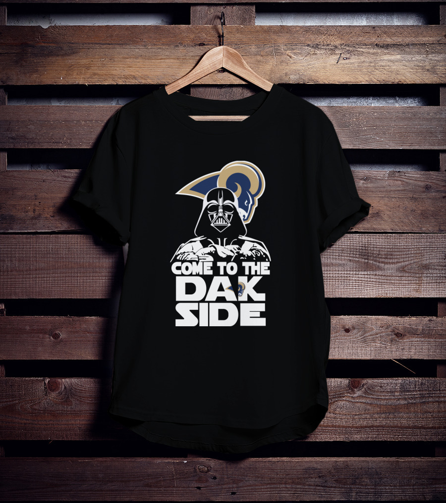 Darth Vader Come To The Dark Side Los Angeles Rams Fans T-Shirt