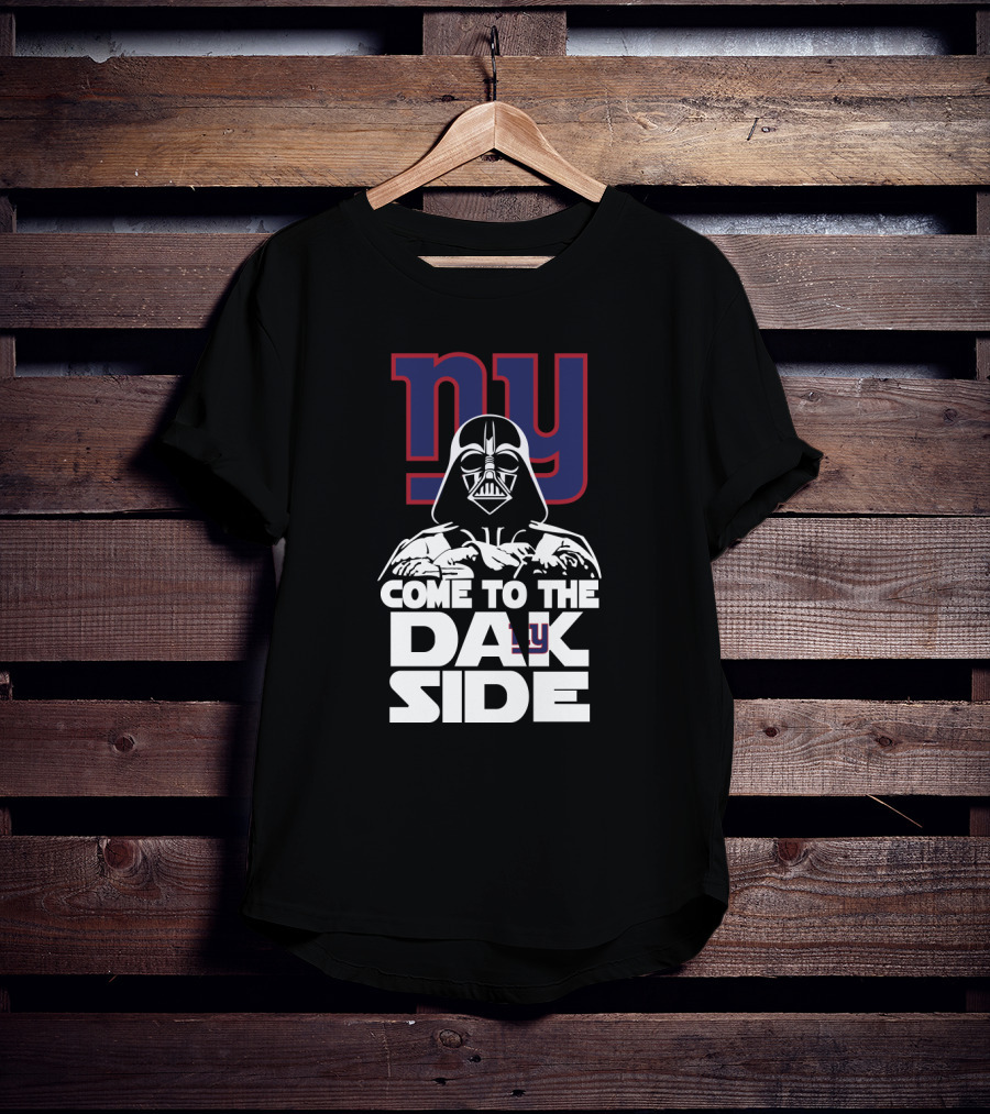 Darth Vader Come To The Dark Side Ny Giants Fans T-Shirt
