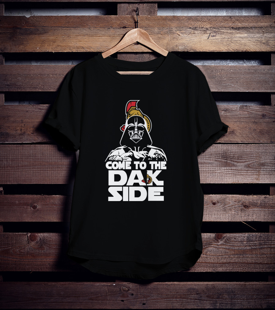 Darth Vader Come To The Dark Side Ottawa Senators Fans T-Shirt