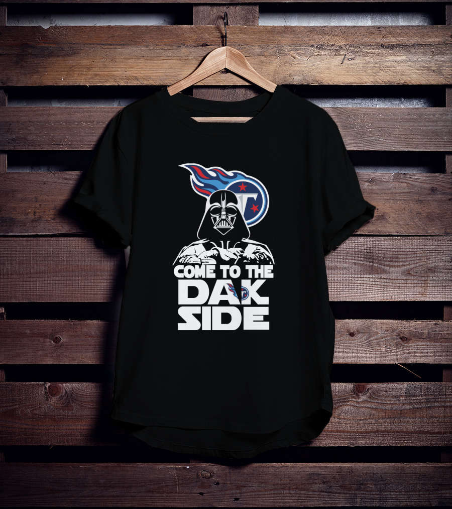 Darth Vader Tennessee Titans Come To The Dak Side T-Shirt