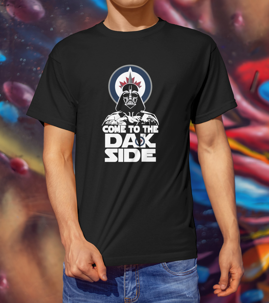 Come To The Dark Side Winnipeg Jets Fans Darth Vader T-Shirt