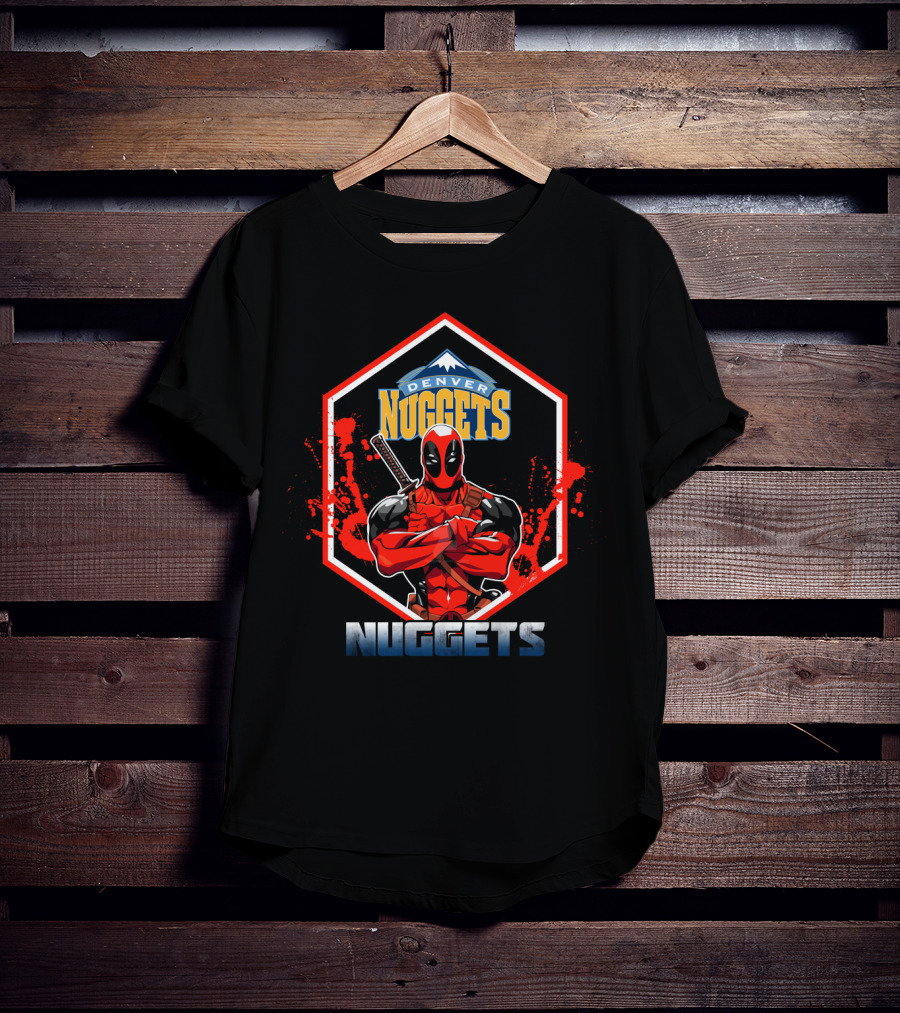Denver Nuggets Deadpool Collaboration Fan Favorite T-Shirt