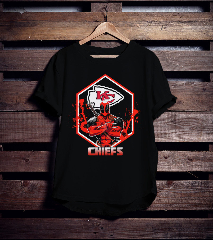 Deadpool Chiefs Kc Fans T-Shirt