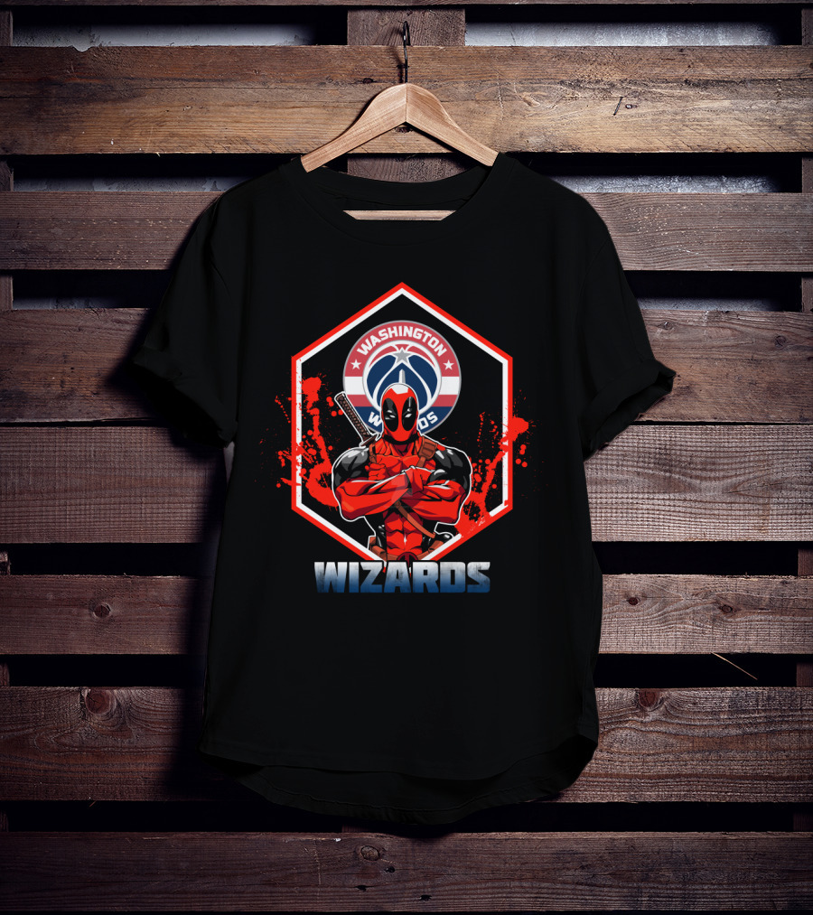Deadpool Washington Wizards Crossover Fan T-Shirt