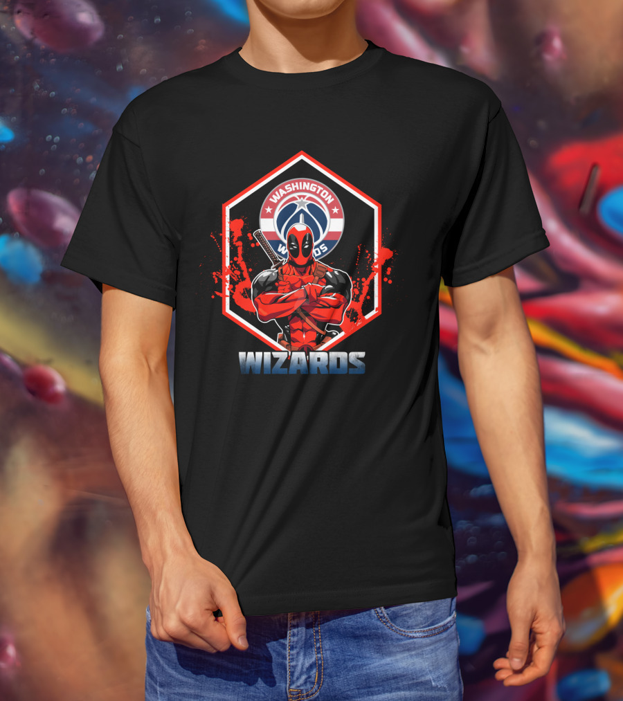 Deadpool Washington Wizards Crossover Fan T-Shirt