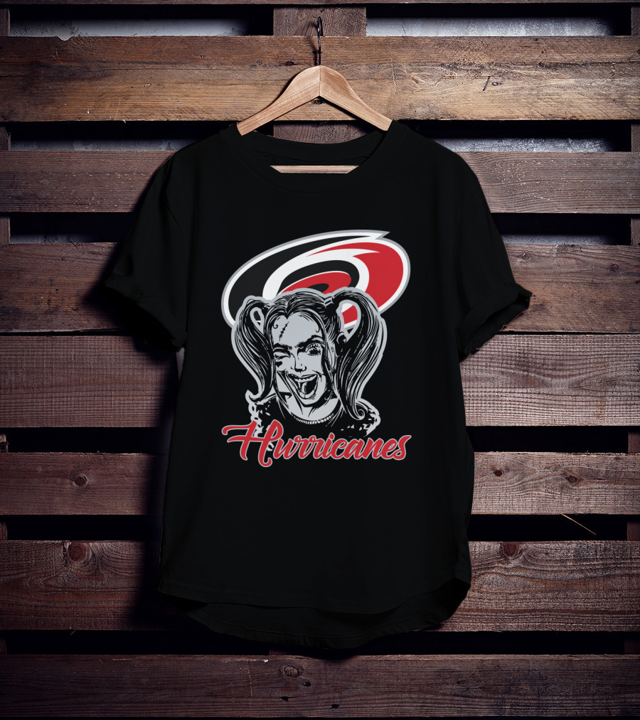 Harley Quinn Hurricanes Carolina Hurricanes Fan T-Shirt