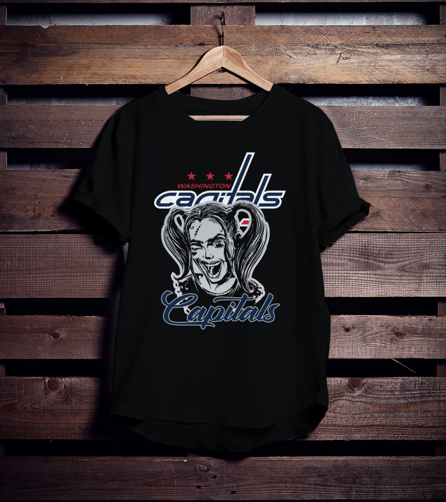 Washington Capitals Harley Quinn Fans T-Shirt