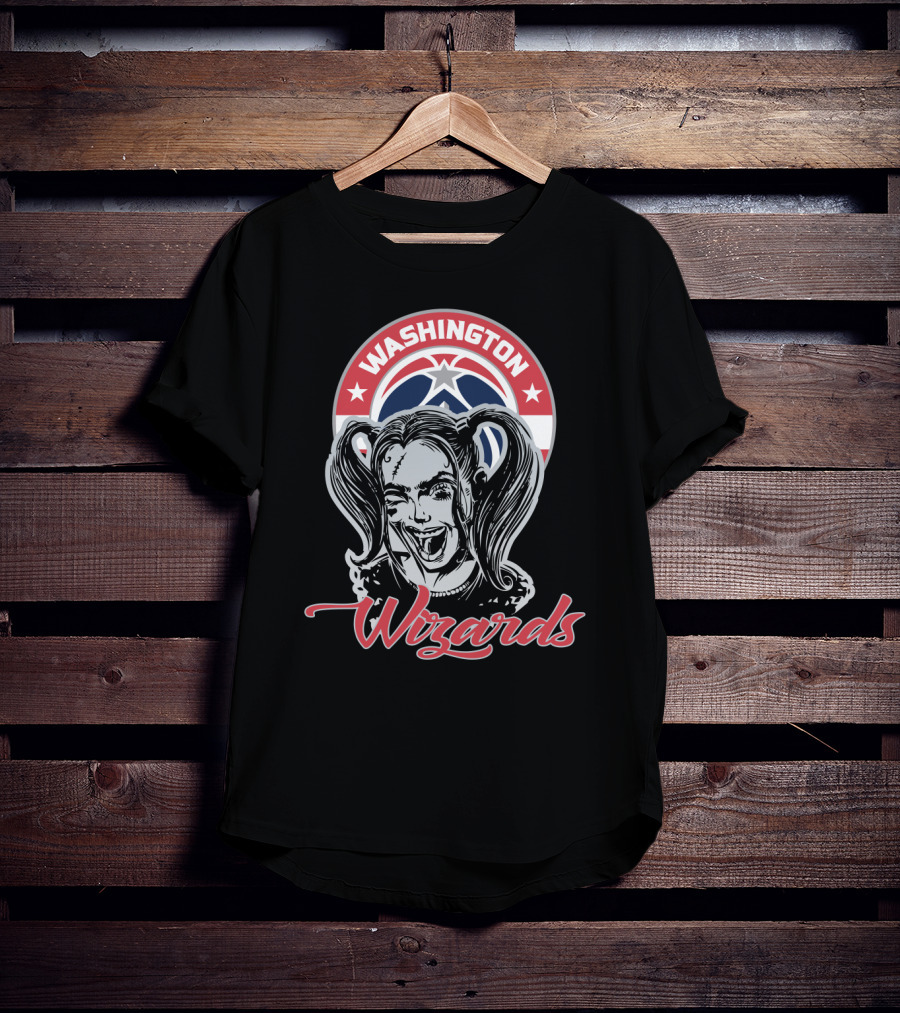 Washington Wizards Harley Quinn Fan T-Shirt